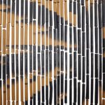Rideau anti-insectes imprimé palmier 100x200 cm bambou – Image 6