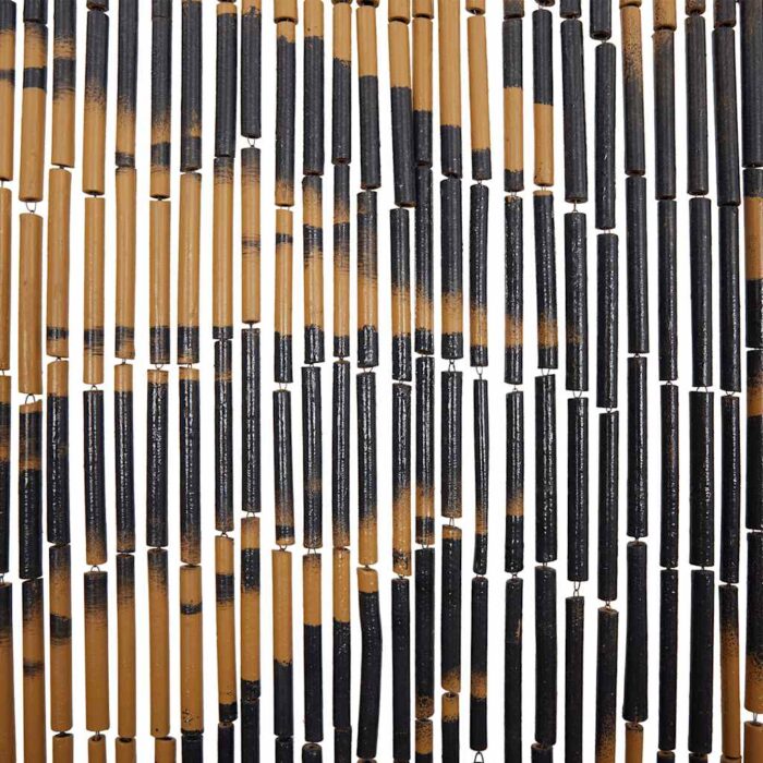 Rideau anti-insectes imprimé palmier 100x200 cm bambou – Image 6