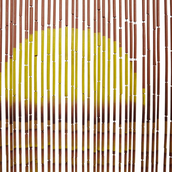 Rideau anti-insectes imprimé palmier 100x220 cm bambou – Image 5
