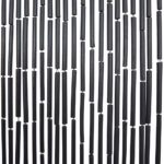 Rideau anti-insectes gris foncé 56 x 185 cm bambou – Image 5