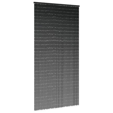Rideau anti-insectes gris foncé 100x220 cm bambou