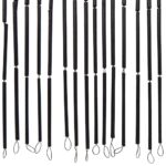 Rideau anti-insectes gris foncé 100x220 cm bambou – Image 4
