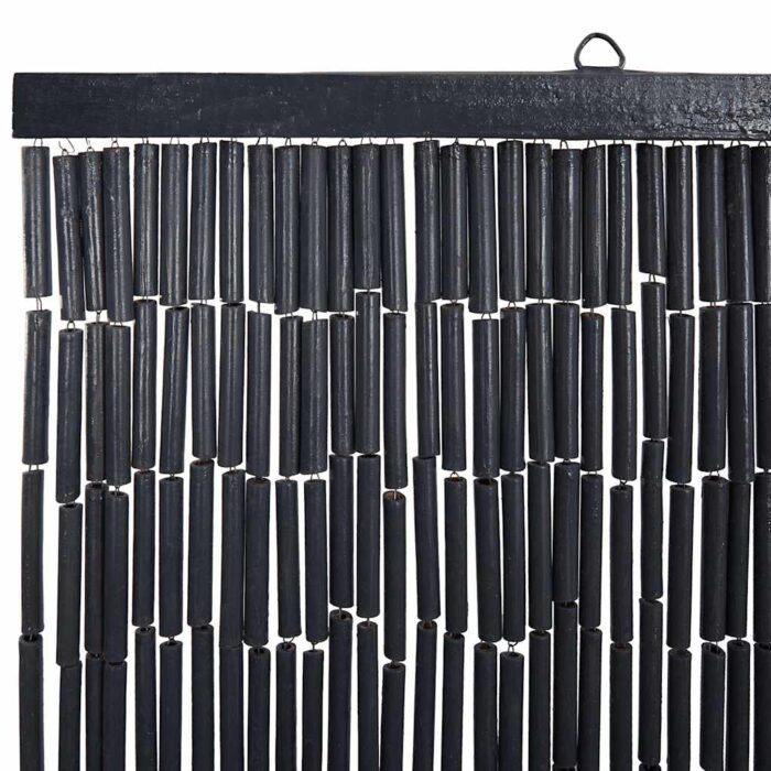 Rideau anti-insectes gris foncé 120x220 cm bambou – Image 3