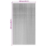 Rideau anti-insectes gris foncé 120x220 cm bambou – Image 6