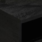 Table basse noir 80x54x40 cm bois d'ingénierie – Image 5