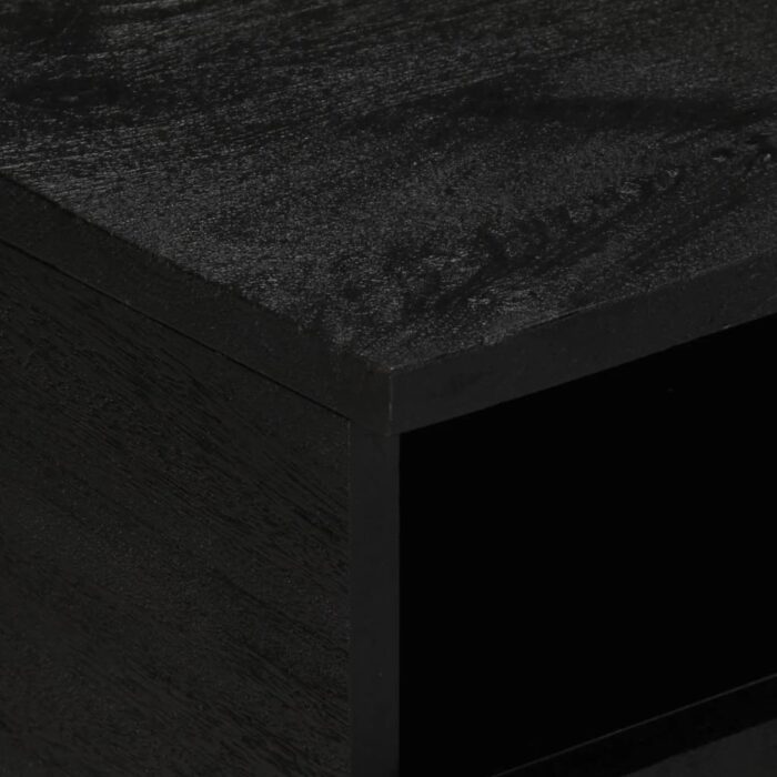 Table basse noir 80x54x40 cm bois d'ingénierie – Image 5