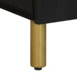 Armoire de salle de bain noir 38x33x58 cm bois d'ingénierie – Image 7