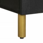 Buffet noir 60x33x75 cm bois d'ingénierie – Image 7