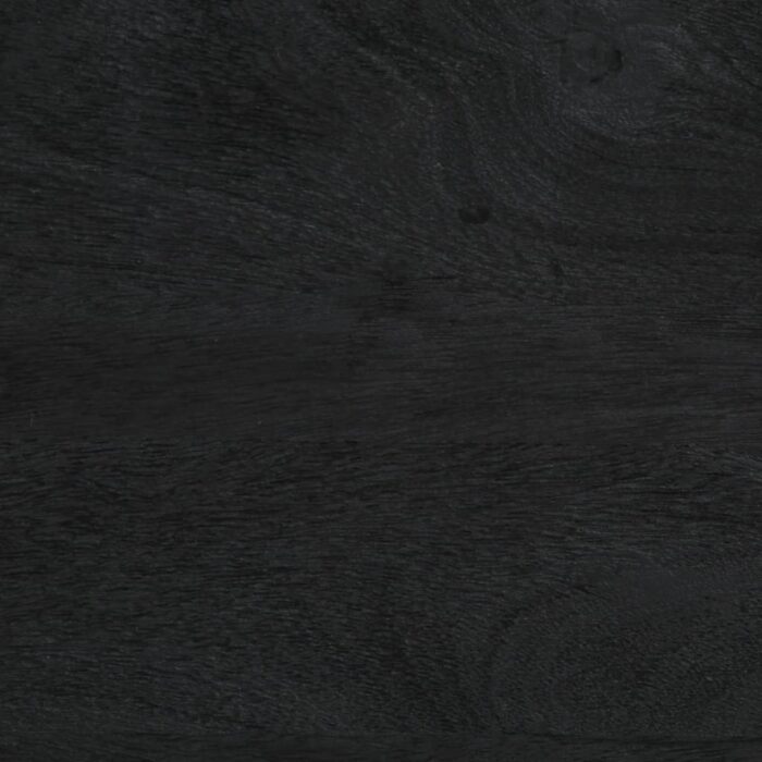 Buffet noir 80x33x75 cm bois d'ingénierie – Image 10