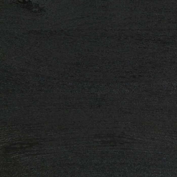 Buffet noir 90x33x75 cm bois d'ingénierie – Image 9