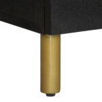 Buffet noir 40x33x110 cm bois d'ingénierie – Image 7