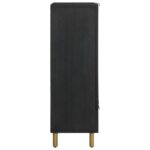 Buffet noir 60x33x100 cm bois d'ingénierie – Image 3