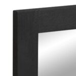 Miroir de bain noir 50x70x2,5 cm bois d'ingénierie et laiton – Image 4
