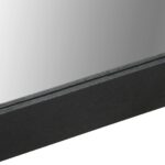 Miroir de bain noir 50x70x2,5 cm bois d'ingénierie et laiton – Image 5