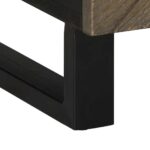 Table basse noir 100x54x40 cm bois massif de manguier – Image 7