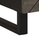 Table basse noir 80x54x40 cm bois massif de manguier – Image 7
