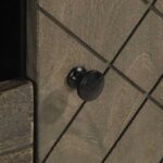 Meuble TV noir 105x33x46 cm bois massif de manguier – Image 6