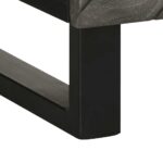 Buffet noir 60x33x75 cm bois massif de manguier – Image 7