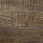 Meuble TV gris clair 70x33,5x46 cm bois massif de manguier – Image 9