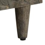 Buffet gris clair 60x33,5x75 cm bois de manguier massif – Image 7