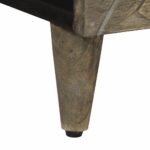 Table basse gris clair 80x50x40 cm bois de manguier massif – Image 7