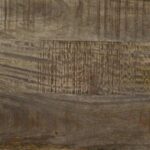 Table de chevet gris clair 50x33x60 cm bois de manguier massif – Image 9