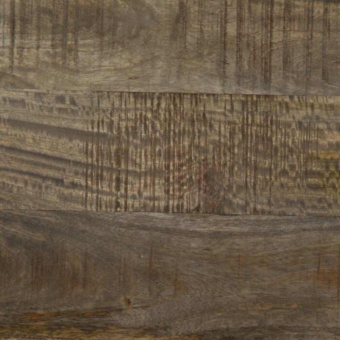 Meuble TV noir 80x33x46 cm bois massif de manguier – Image 10