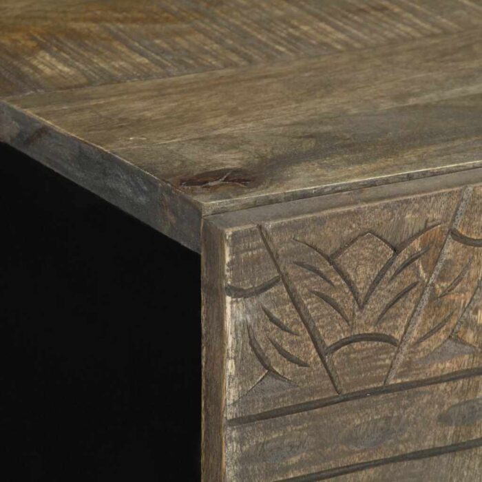 Armoire lavabo de salle de bain bois massif de manguier – Image 5