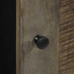 Armoire de salle de bain murale 38x33x48cm bois massif manguier – Image 6