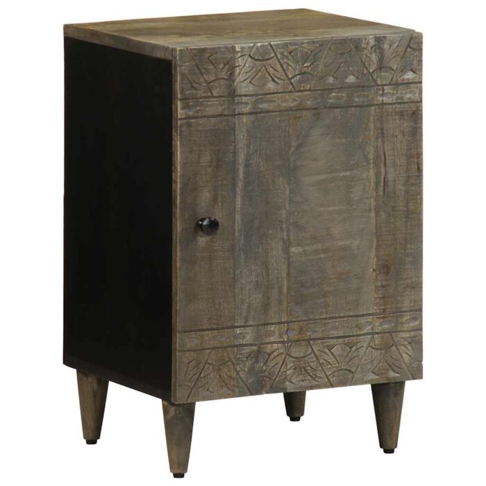 Armoire de salle de bain 38x33x58 cm bois massif de manguier – Image 1