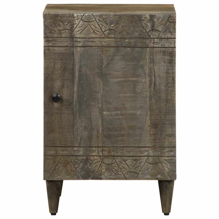 Armoire de salle de bain 38x33x58 cm bois massif de manguier – Image 2