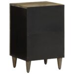 Armoire de salle de bain 38x33x58 cm bois massif de manguier – Image 4