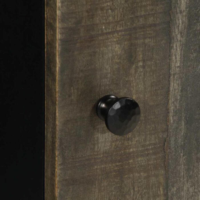 Armoire de salle de bain 38x33x58 cm bois massif de manguier – Image 6