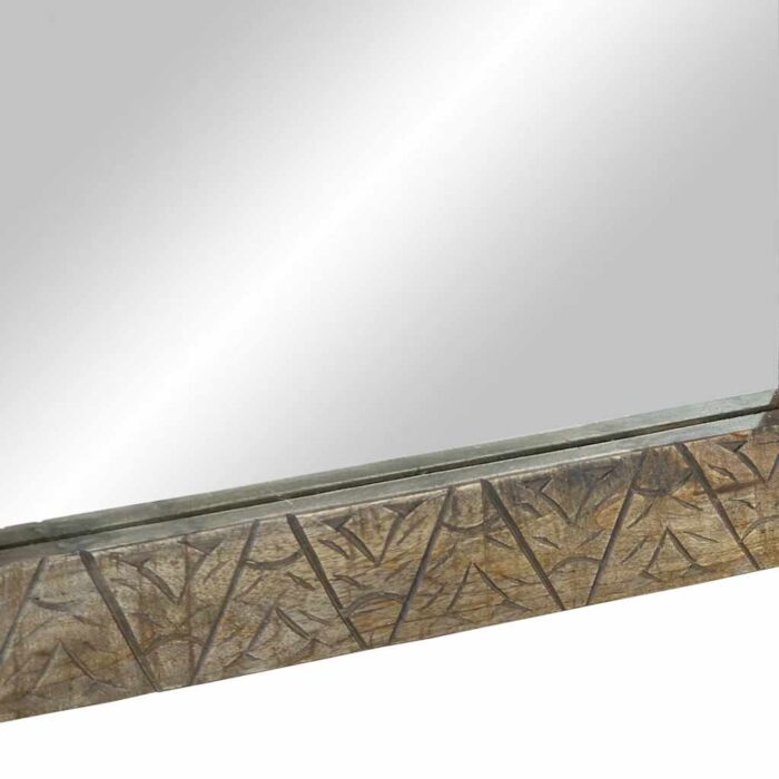 Miroir de salle de bain 50x2,5x70 cm bois de manguier massif – Image 4