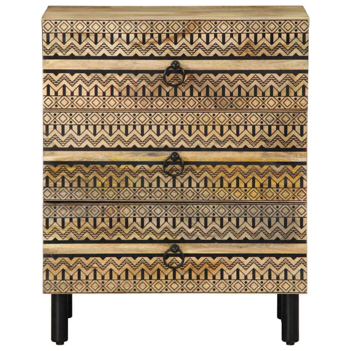 VXL8721158496362_g_en_hd_2.jpg Table de chevet noir 50x33x62 cm bois de manguier massif brut – Image 2