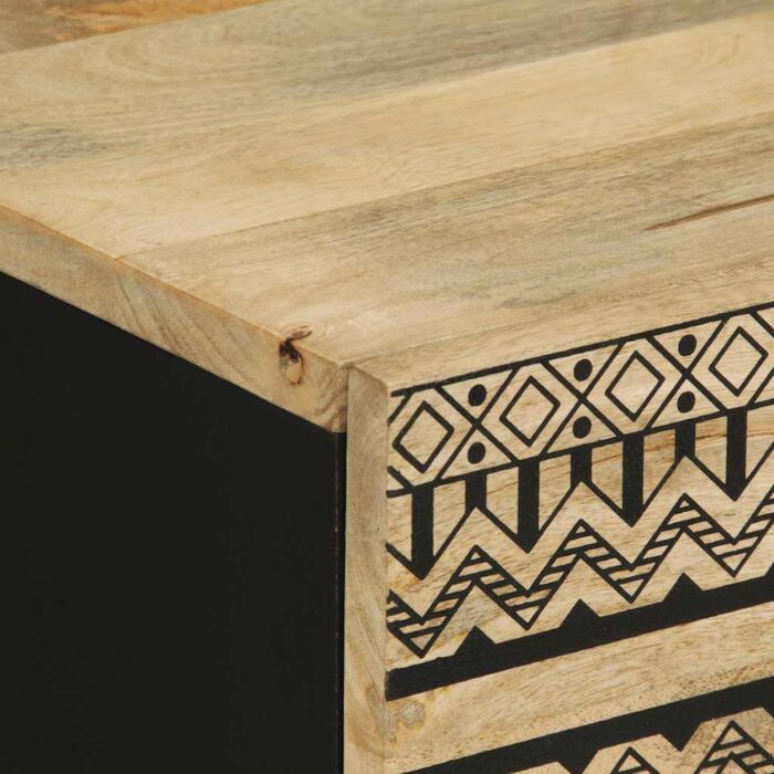 VXL8721158496362_g_en_hd_5.jpg Table de chevet noir 50x33x62 cm bois de manguier massif brut – Image 5