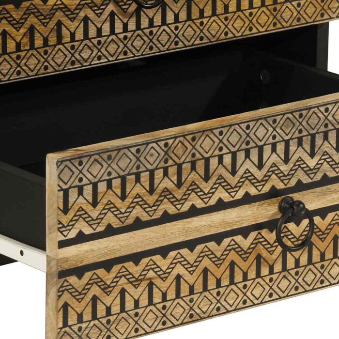 VXL8721158496362_g_en_hd_6.jpg Table de chevet noir 50x33x62 cm bois de manguier massif brut – Image 6