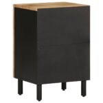 Armoire de salle de bain 38x33,5x58 cm bois massif de manguier – Image 4