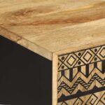 Armoire de salle de bain 38x33,5x58 cm bois massif de manguier – Image 6