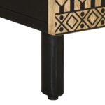 Armoire de salle de bain 38x33,5x58 cm bois massif de manguier – Image 8