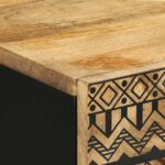 Buffet 60x33,5x75 cm bois de manguier brut massif – Image 5