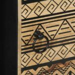 Buffet 80x33,5x75 cm bois de manguier brut massif – Image 7