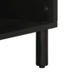 Buffet 80x33,5x75 cm bois de manguier brut massif – Image 8