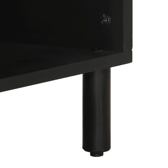 Buffet 80x33,5x75 cm bois de manguier brut massif – Image 8