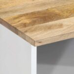 Meuble TV 70x33,5x46 cm bois massif de manguier – Image 5