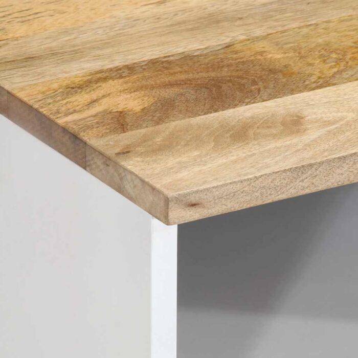 Meuble TV 70x33,5x46 cm bois massif de manguier – Image 5