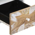 Meuble TV 70x33,5x46 cm bois massif de manguier – Image 6