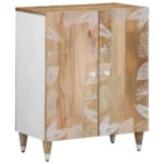 Buffet 60x33,5x75 cm bois de manguier massif