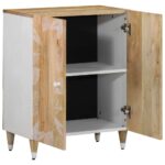 Buffet 60x33,5x75 cm bois de manguier massif – Image 2