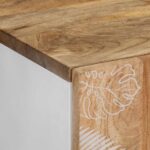 Buffet 60x33,5x75 cm bois de manguier massif – Image 5